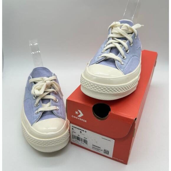 Converse‎ Mules Women 6 Men 8 Serene Sapphire Chuck Taylor 70 Mule Slip On NEW - Picture 1 of 12